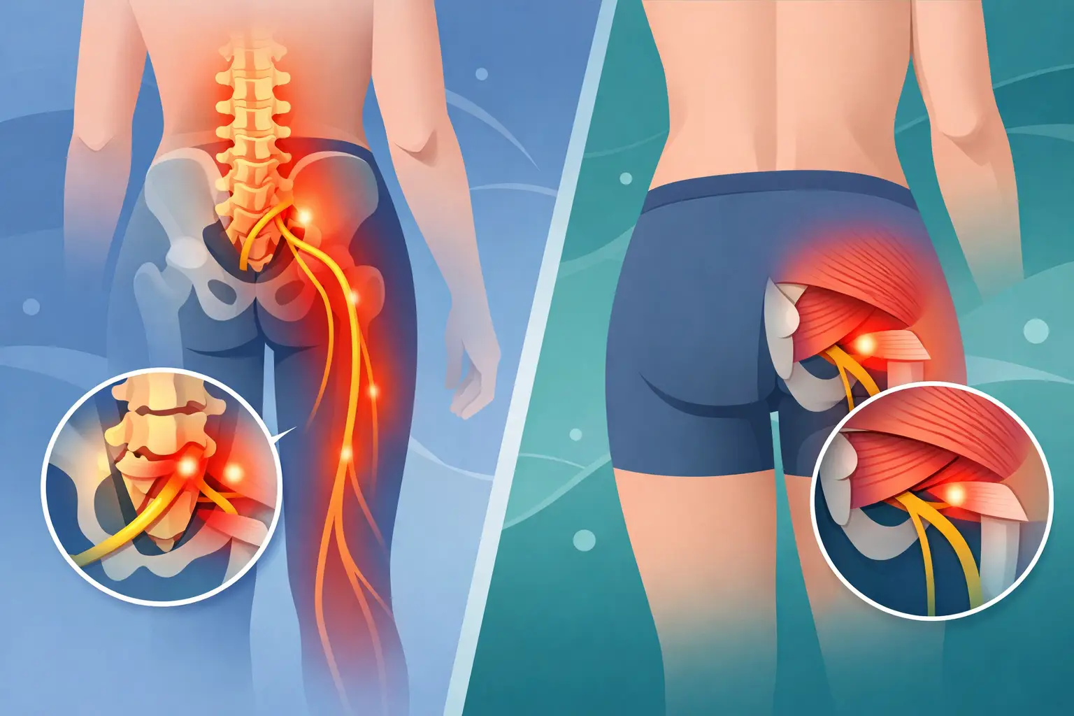 Sciatica Versus Piriformis Syndrome Compared